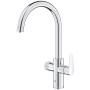 Rubinetto monocomando per lavello GROHE Blue Pure StartCurve con funzione di filtraggio - vista dettagliata