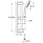 GROHE Euphoria Brausegarnitur Champagne - Produktansicht