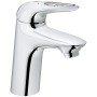 Rubinetto monocomando per lavabo GROHE Eurostyle DN 15 S-Size, leva in metallo aperta, senza scarico