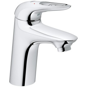 Rubinetto monocomando per lavabo GROHE Eurostyle DN 15 S-Size, leva in metallo aperta, senza scarico