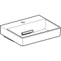 Geberit ONE Waschtisch 50 cm, Abgang horizontal, 1 Hahnloch, ohne Überlauf - Detailansicht
