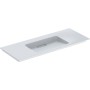 Geberit ONE Möbelwaschtisch 120 cm, Abgang horizontal, ohne Hahnloch, ohne Überlauf