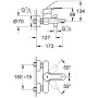 GROHE Eurostyle C Einhand-Wannenbatterie - Detailansicht