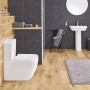GROHE Euro Keramik Stand-WC-Kombination, spülrandlos - Detailansicht