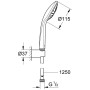 GROHE Euphoria Brausegarnitur Mono - Detailansicht