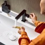 Robinet de lavabo monocommande hansgrohe Tecturis E 110 Fine CoolStart économie d'eau+ avec bonde - vue détaillée