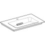 Geberit ONE Möbelwaschtisch 75 cm, Abgang horizontal, 1 Hahnloch, ohne Überlauf - Detailansicht