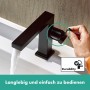 Robinet de lavabo monocommande hansgrohe Tecturis E 110 Fine CoolStart économie d'eau+ avec bonde - vue détaillée