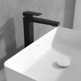 Robinet de lavabo à levier unique Villeroy & Boch Architectura Square surélevé