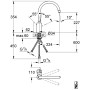Rubinetto monocomando per lavello GROHE Eurosmart C a bassa pressione - vista dettagliata