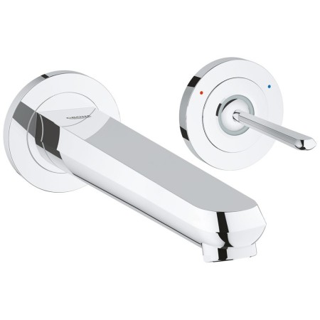 Rubinetto da parete per lavabo a 2 fori GROHE Eurodisc Joy, sbalzo di 23 cm