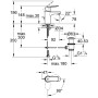GROHE Eurosmart C Einhand-Waschtischbatterie, DN 15 S-Size - Detailansicht