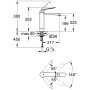 GROHE Euroeco Special Einhand-Waschtischbatterie, mittelhoch - Detailansicht