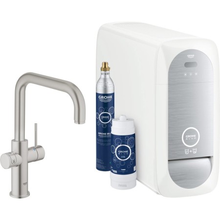 Kit di avviamento GROHE Blue Home con beccuccio a U