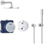GROHE Grohtherm Duschsystem Unterputz mit Rainshower Cosmopolitan 210 - Detailansicht