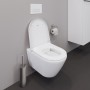 Duravit D-Neo Wand-WC Rimless, Tiefspüler, mit Durafix - Detailansicht