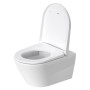 Duravit D-Neo Wand-WC Rimless, Tiefspüler, mit Durafix - technische Ansicht