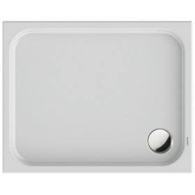 Bac à douche rectangulaire Duravit D-Code 100 x 80 cm avec Antidérapant