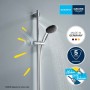 GROHE Vitalio Start 110 Brausestangenset 90 cm mit 3 Strahlarten - technische Ansicht