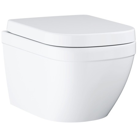 Set WC sospeso GROHE Euro Ceramic, scarico orizzontale senza bordo