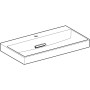 Geberit ONE Waschtisch 90 cm, Abgang horizontal, 1 Hahnloch, ohne Überlauf - Detailansicht