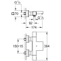 GROHE Grohtherm Cube Thermostat-Wannenbatterie - Detailansicht