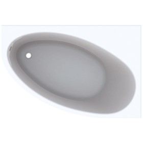 Geberit Renova asymmetrische Eck-Badewanne, links