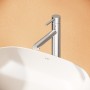VitrA Origin Einhebel-Waschtischmischer mit Ablaufgarnitur - technische Ansicht