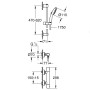 GROHE Precision Get Thermostat-Brausebatterie 1/2" mit Brausegarnitur 60 cm - Produktansicht