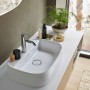 Duravit Zencha Aufsatzbecken 55 x 39 cm, mit Hahnlochbank - Detailansicht