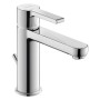 Duravit B.2 Einhebel-Waschtischmischer M FreshStart und MinusFlow, mit Zugstangen-Ablaufgarnitur