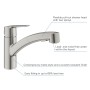 Rubinetto monocomando per lavello GROHE Start 1/2" - immagine prodotto