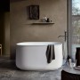 Duravit Zencha freistehende Badewanne 125 x 125 cm - technische Ansicht