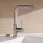 Villeroy & Boch Steel Shower Einhebel-Küchenarmatur, Niederdruck - technische Ansicht
