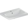 Geberit iCon Light Waschtisch 60 cm verkürzte Ausladung, ohne Hahnloch, mit Überlauf