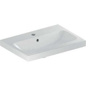 Geberit iCon Light Waschtisch 60 cm verkürzte Ausladung, ohne Hahnloch, mit Überlauf