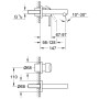 GROHE Concetto 2-Loch-Waschtischbatterie - Detailansicht