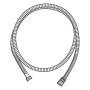 GROHE VitalioFlex Metal Metallbrauseschlauch 175 cm - Detailansicht