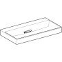 Geberit ONE Waschtisch 90 cm, Abgang horizontal, ohne Hahnloch, ohne Überlauf - Detailansicht