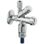 Rubinetto d'angolo combinato GROHE Eggemann WAS DN 15 con aeratore per tubo di forma C
