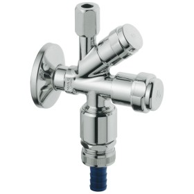 Rubinetto d'angolo combinato GROHE Eggemann WAS DN 15 con aeratore per tubo di forma C