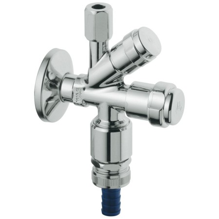 Rubinetto d'angolo combinato GROHE Eggemann WAS DN 15 con aeratore per tubo di forma C