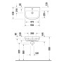Duravit D-Code Waschtisch 55 cm - Detailansicht