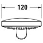 Duravit Handbrause 3jet Click! 12 cm MinusFlow - Detailansicht