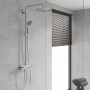 GROHE Vitalio Kopfbrause 3 Stahlarten - technische Ansicht