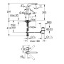 GROHE Concetto Einhand-Waschtischarmatur L-Size, DN 15 - Detailansicht