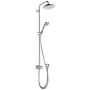hansgrohe Croma 220 Showerpipe Reno avec bras de douche 40 cm