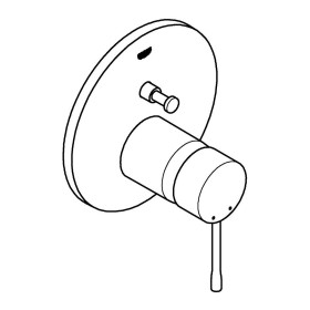 GROHE Essence Nuova Miscelatore per vasca a incasso monocomando