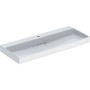 Geberit ONE Waschtisch 120 cm, Abgang horizontal, 1 Hahnloch, ohne Überlauf