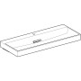 Geberit ONE Waschtisch 120 cm, Abgang horizontal, 1 Hahnloch, ohne Überlauf - Detailansicht
